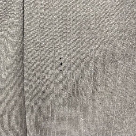 Alfani Men’s 2 button Black Wool Striped Suit Jacket Blazer size 38S - Picture 5 of 6
